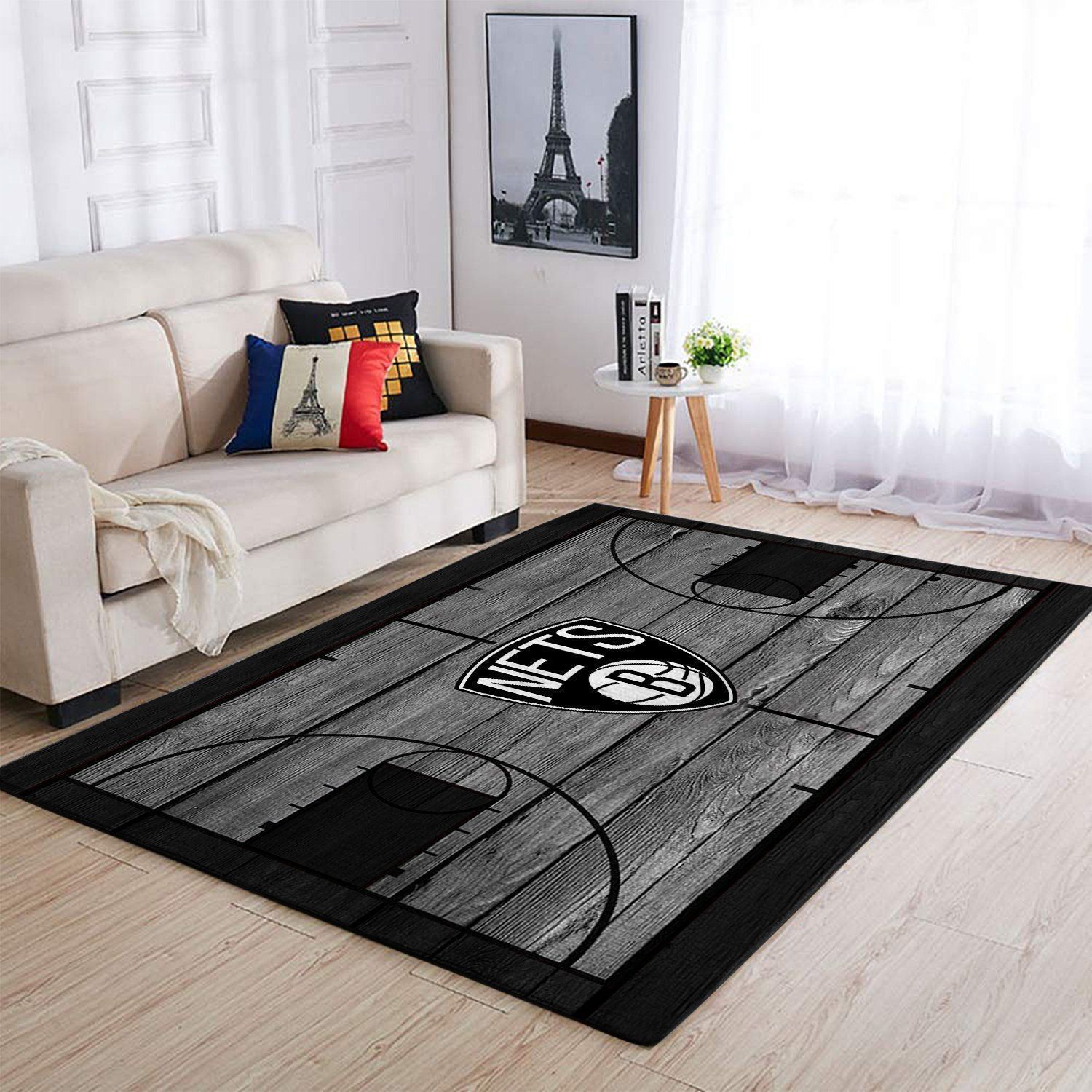 Amazon Brooklyn Nets Living Room Area Rug