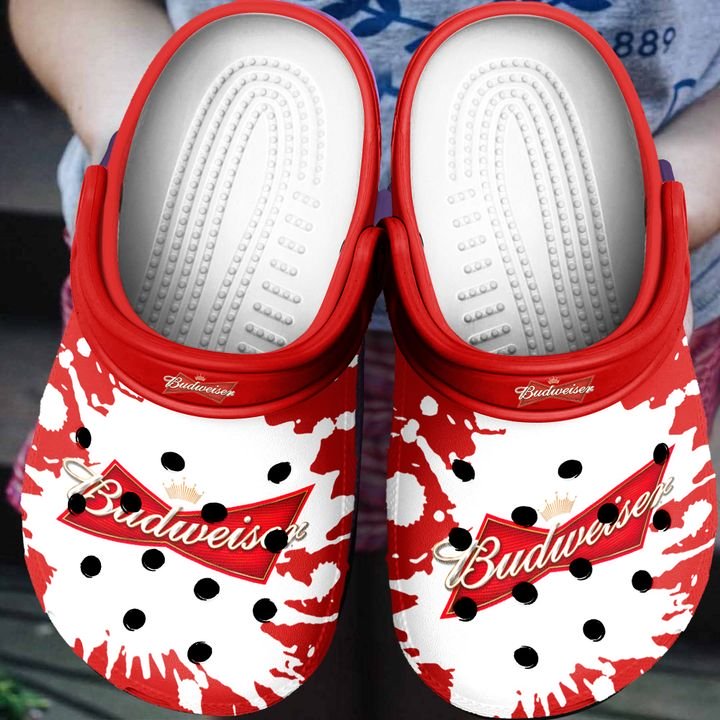 Amazon Budweiser Beer Crocs Clog Shoes 1 Amazon Budweiser Beer Crocs Clog Shoes