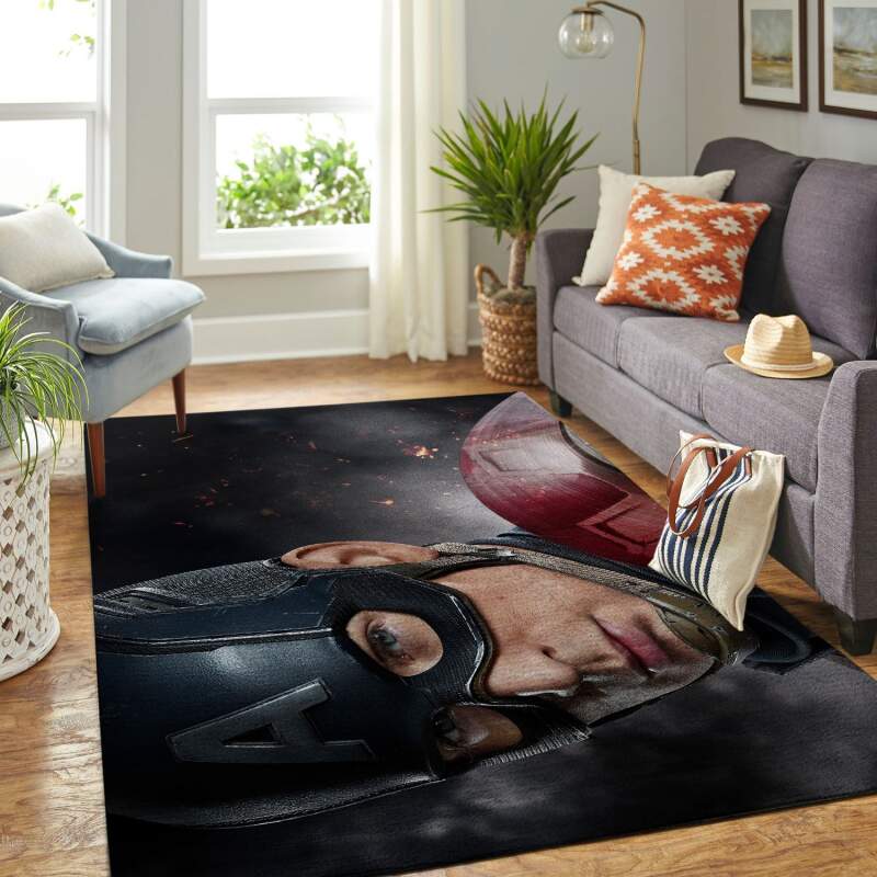 Amazon Captain America Living Room Area Rug