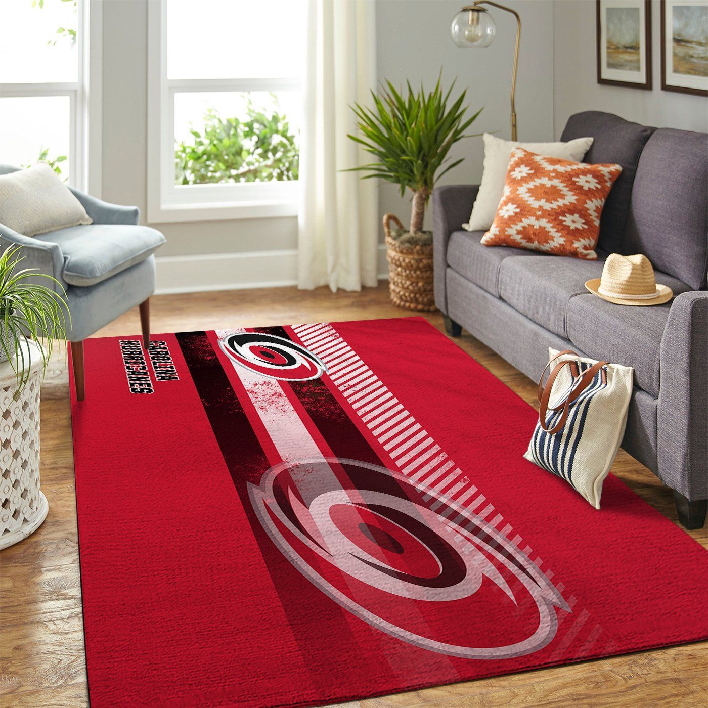 Amazon Carolina Hurricanes Living Room Area Rug