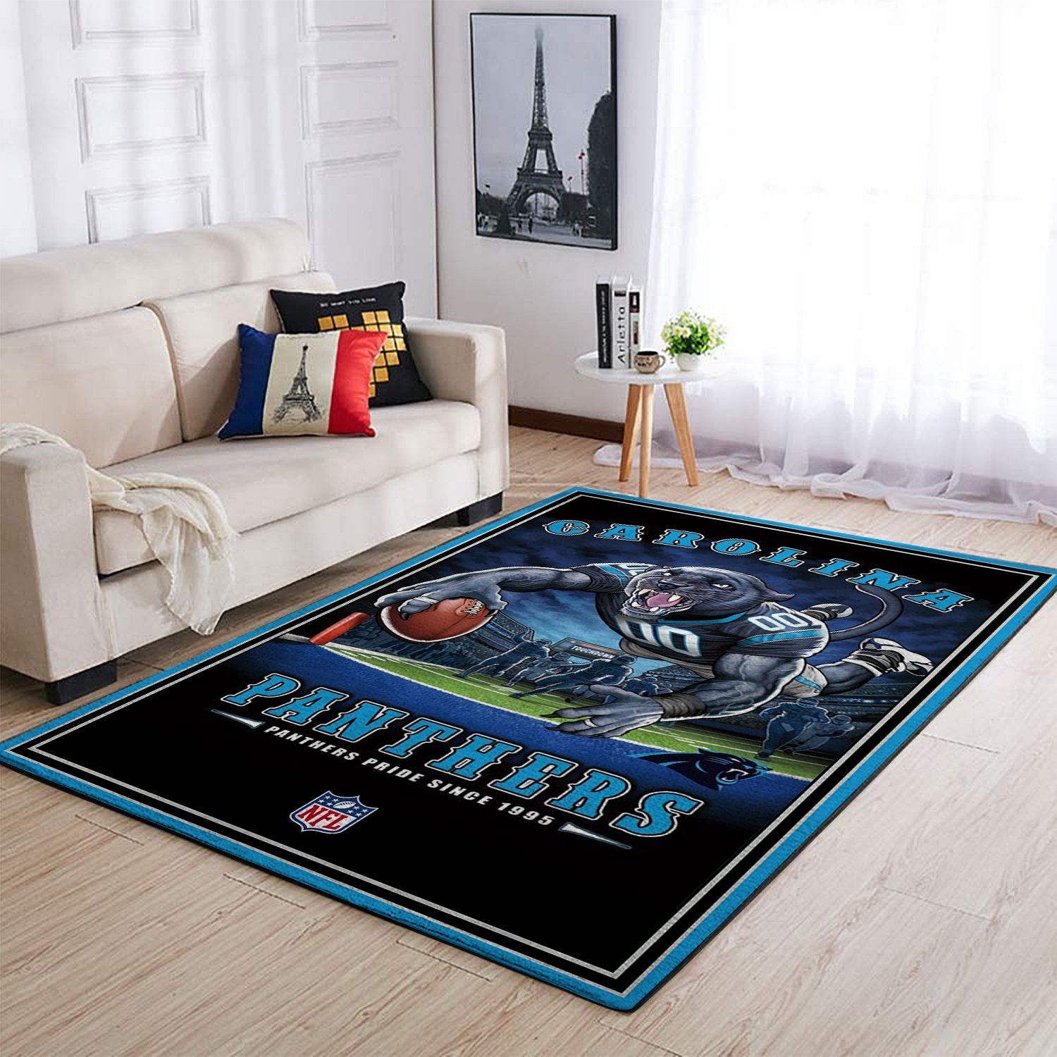 Amazon Carolina Panthers Living Room Area Rug