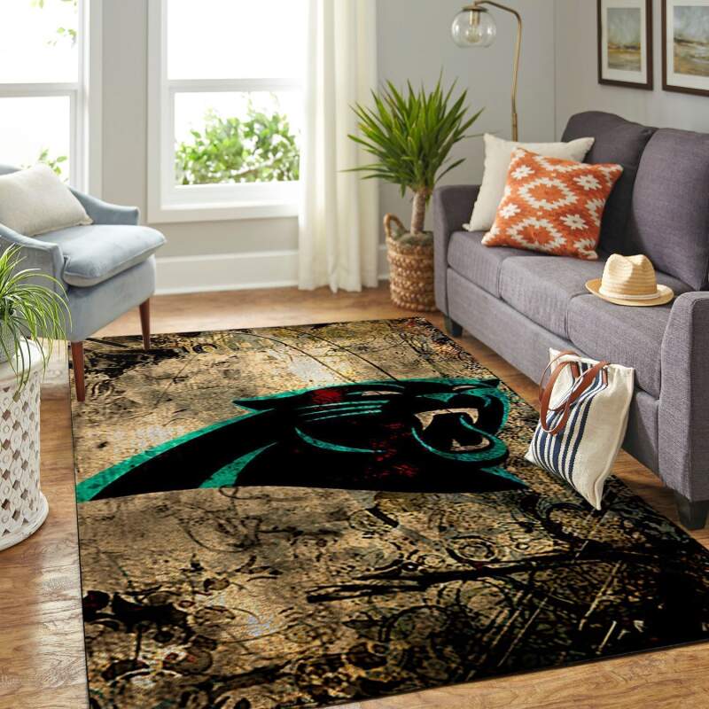 Amazon Carolina Panthers Living Room Area Rug