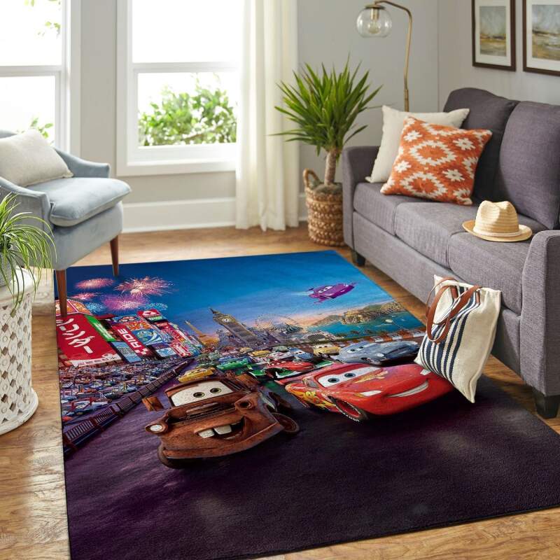 Amazon Cars-disney Movie Living Room Area Rug