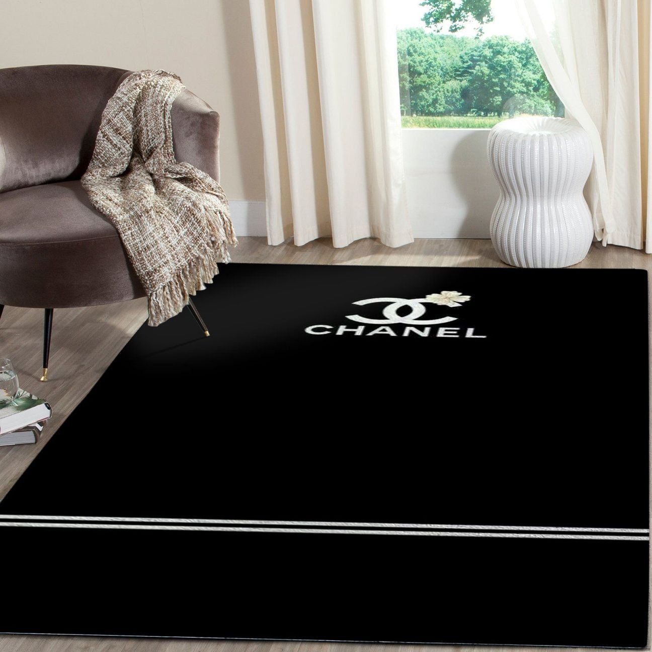 Amazon Chanel Living Room Area Rug