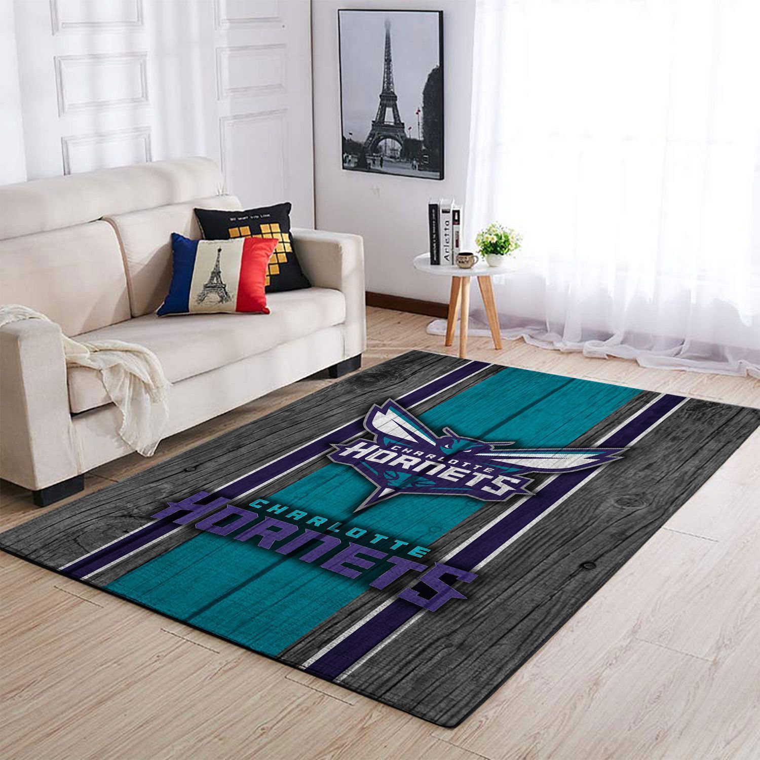 Amazon Charlotte Hornets Living Room Area Rug
