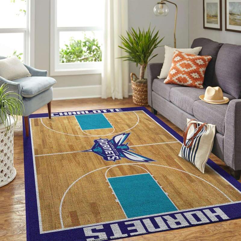 Amazon Charlotte Hornets Living Room Area Rug