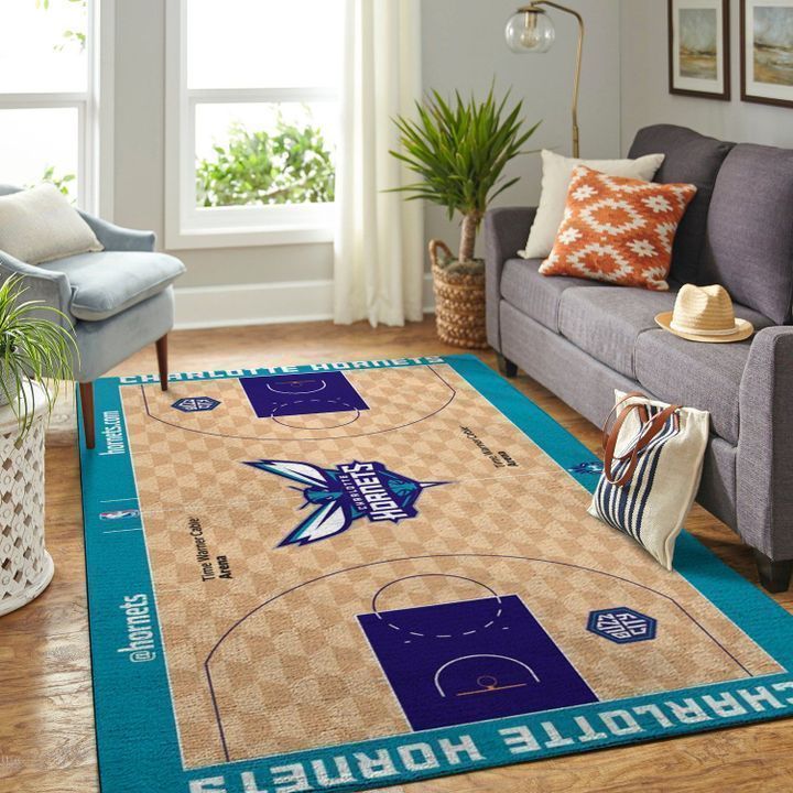Amazon Charlotte Hornets Living Room Area Rug