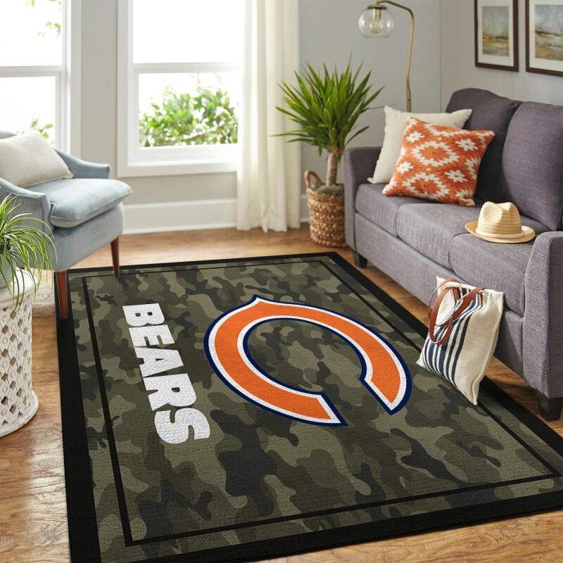 Amazon Chicago Bears Living Room Area Rug