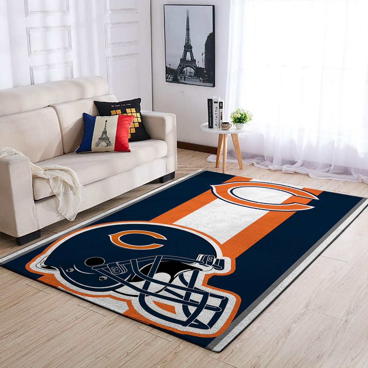 Amazon Chicago Bears Living Room Area Rug