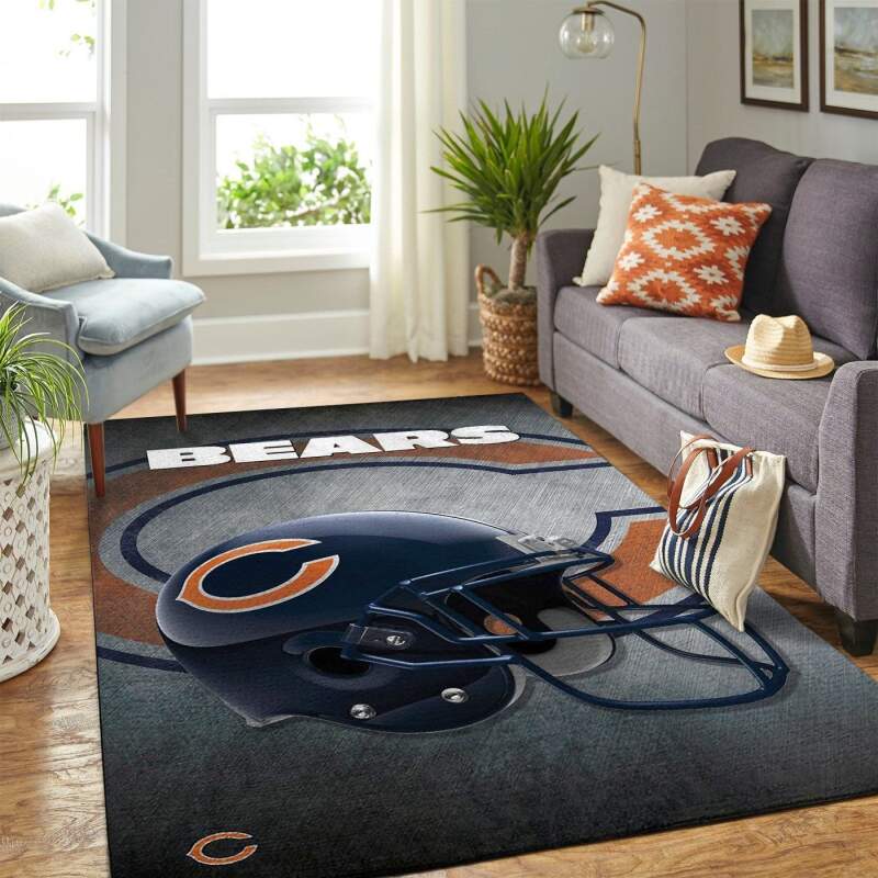 Amazon Chicago Bears Living Room Area Rug