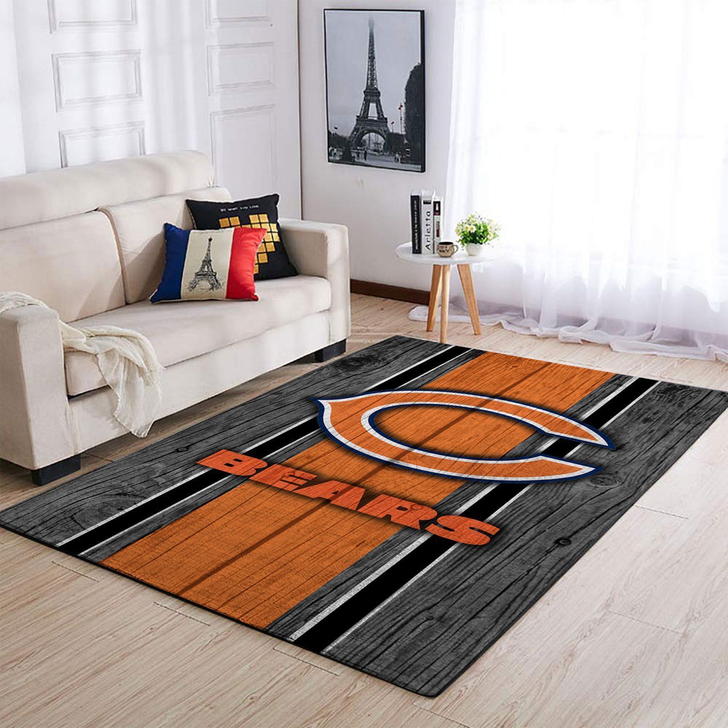 Amazon Chicago Bears Living Room Area Rug