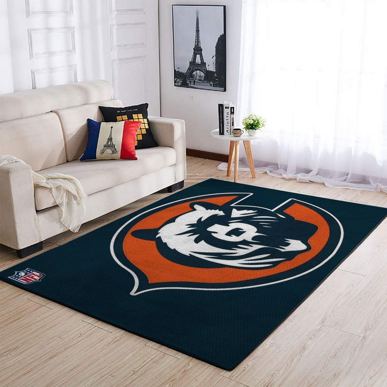 Amazon Chicago Bears Living Room Area Rug