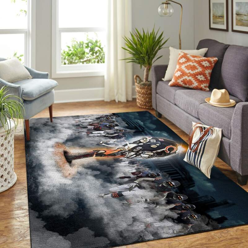 Amazon Chicago Bears Living Room Area Rug