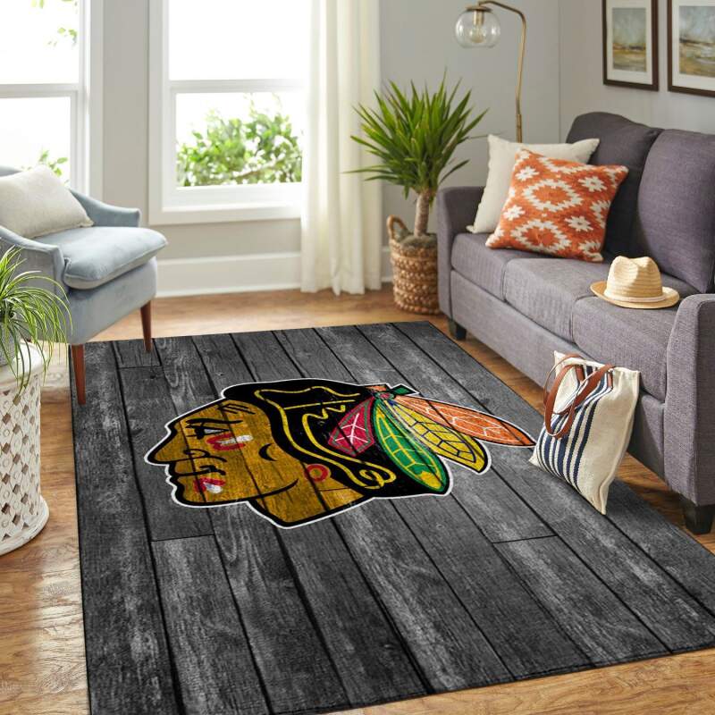 Amazon Chicago Blackhawks Living Room Area Rug