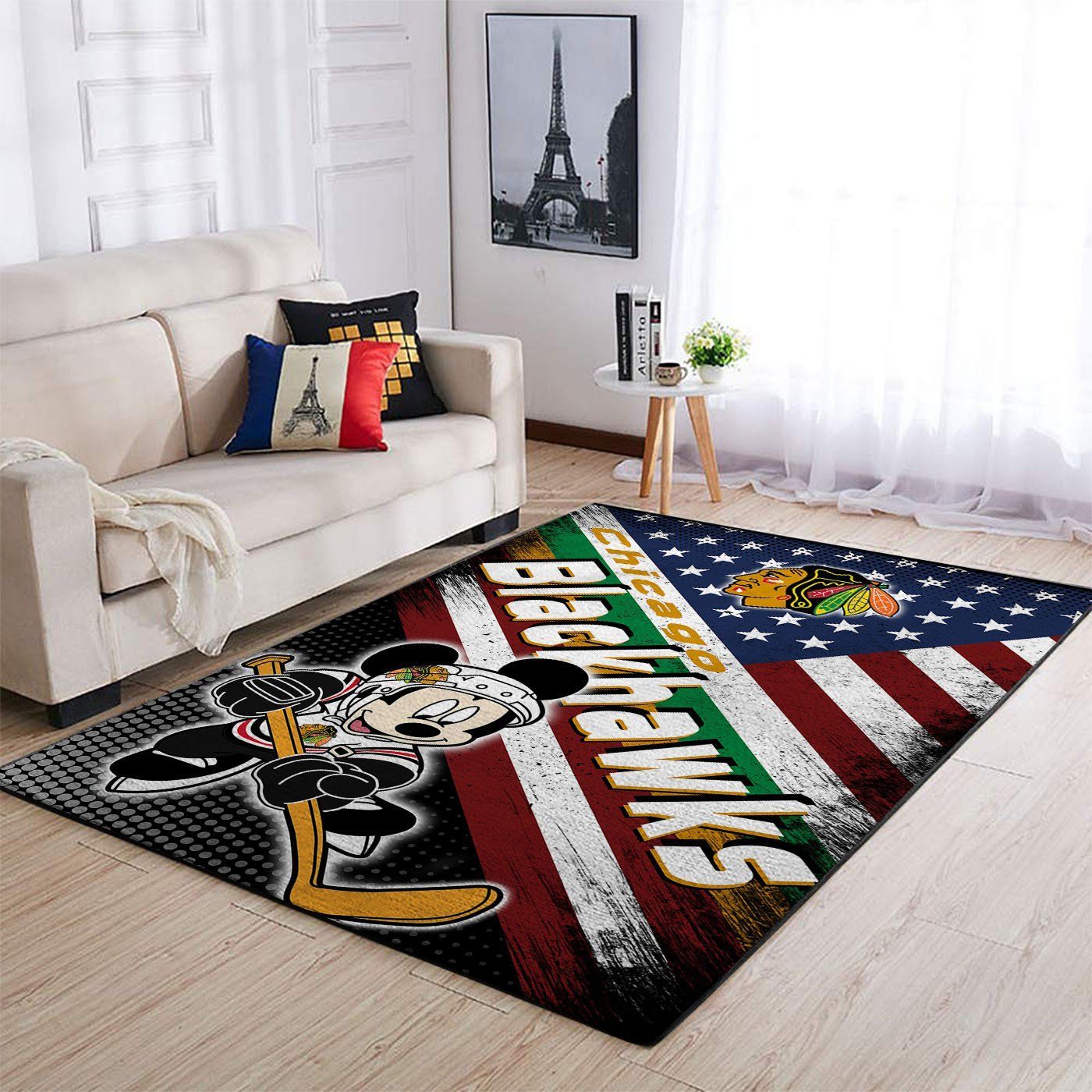 Amazon Chicago Blackhawks Living Room Area Rug