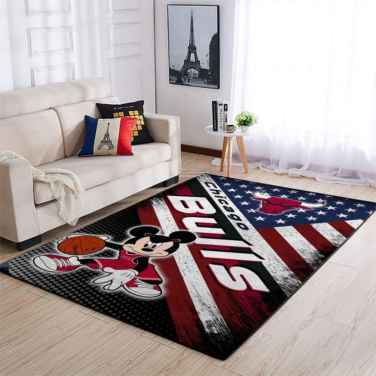 Amazon Chicago Bulls Living Room Area Rug