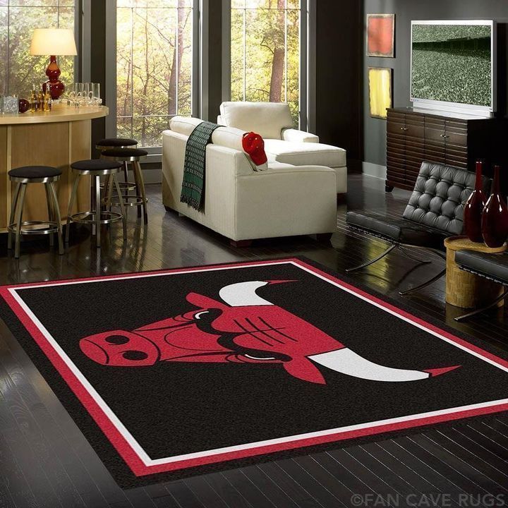 Amazon Chicago Bulls Living Room Area Rug