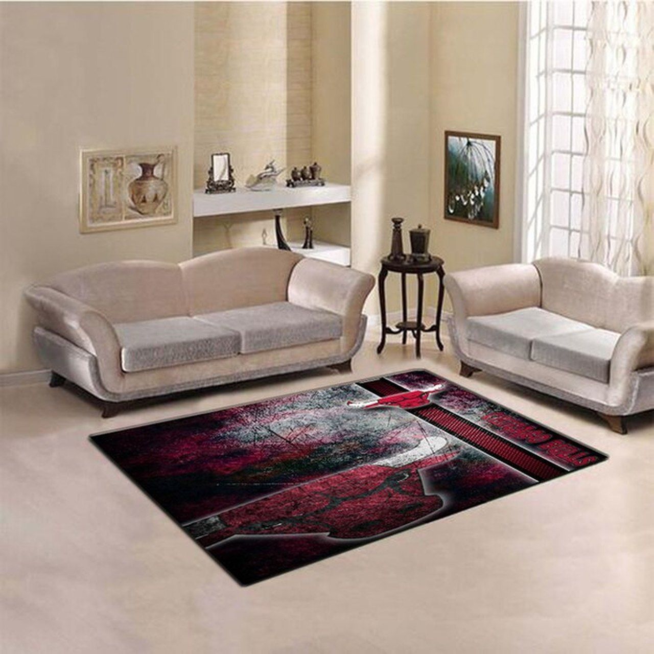Amazon Chicago Bulls Living Room Area Rug