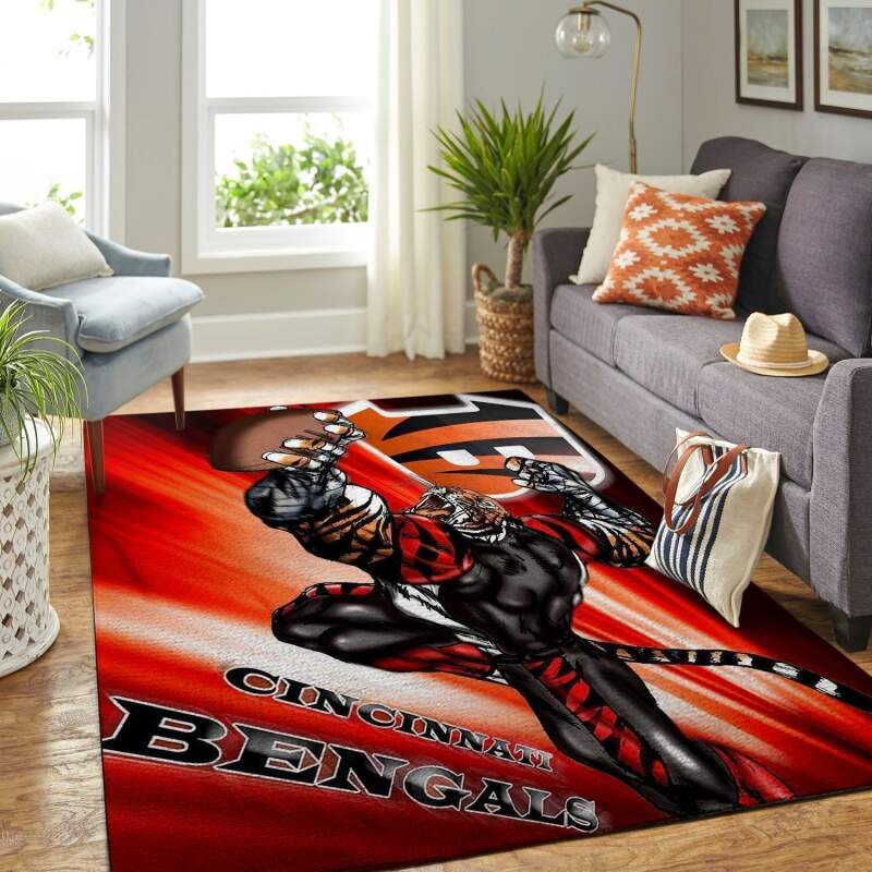 Amazon Cincinnati Bengals Living Room Area Rug 3 Amazon Cincinnati Bengals Living Room Area Rug