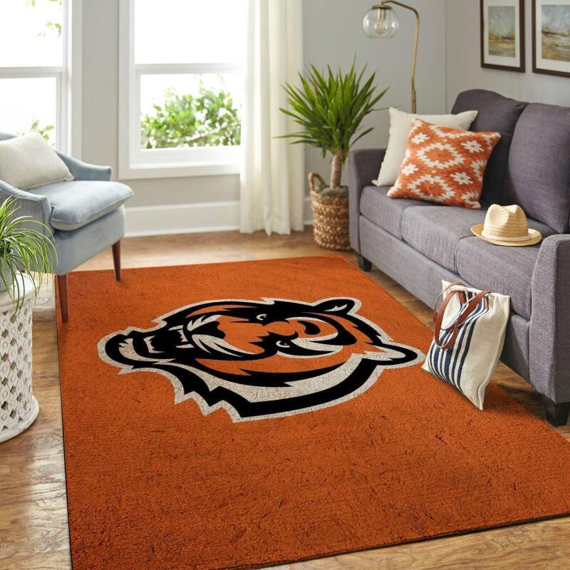 Amazon Cincinnati Bengals Living Room Area Rug