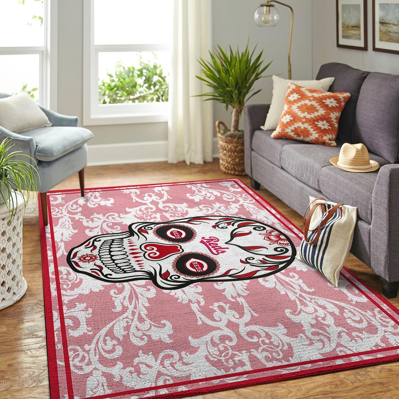 Amazon Cincinnati Reds Living Room Area Rug