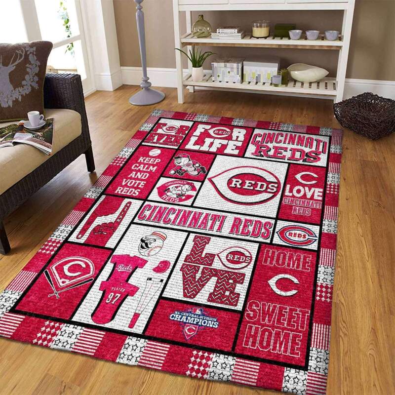 Amazon Cincinnati Reds Living Room Area Rug