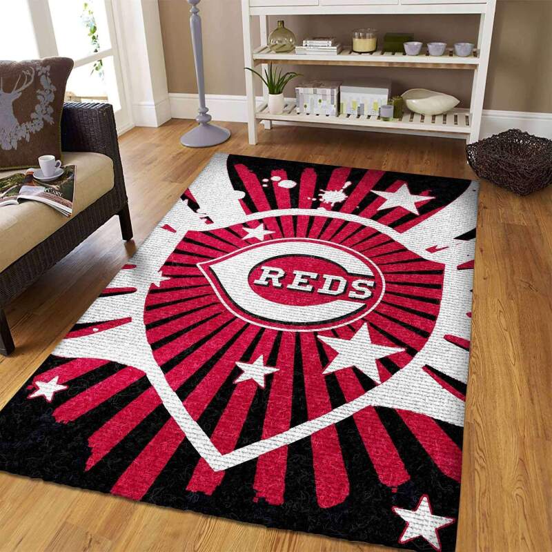 Amazon Cincinnati Reds Living Room Area Rug