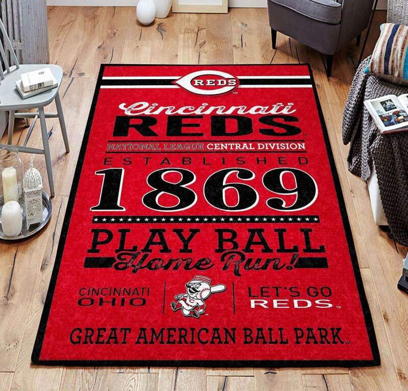 Amazon Cincinnati Reds Living Room Area Rug