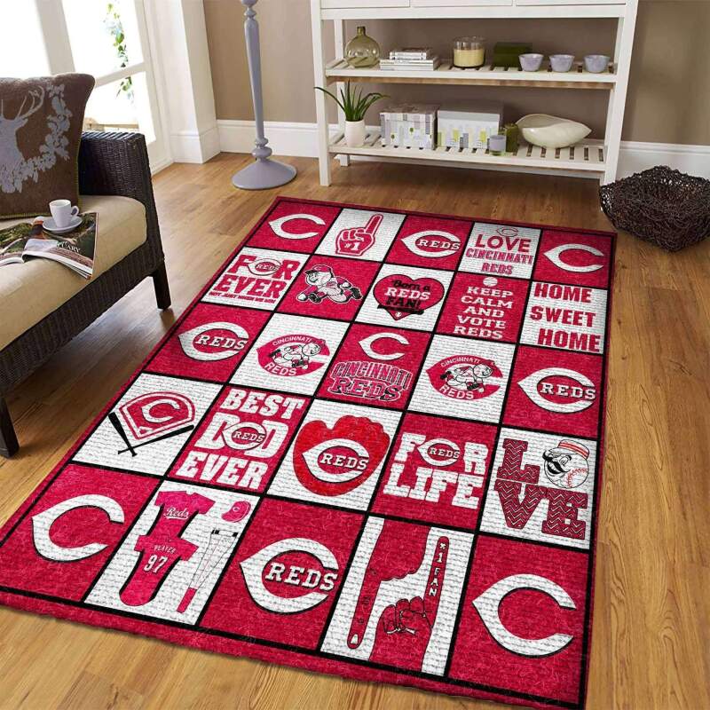 Amazon Cincinnati Reds Living Room Area Rug