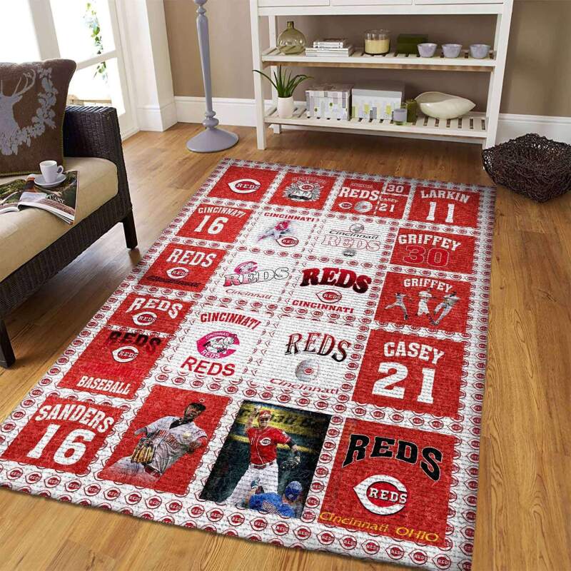 Amazon Cincinnati Reds Living Room Area Rug