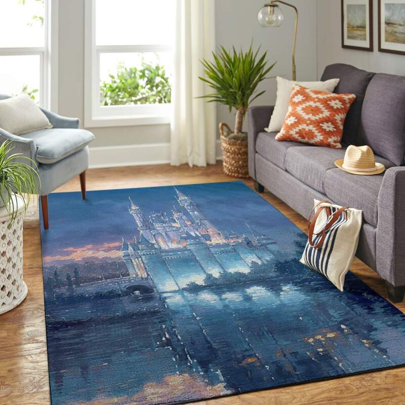 Amazon Cinderella Caslte Living Room Area Rug