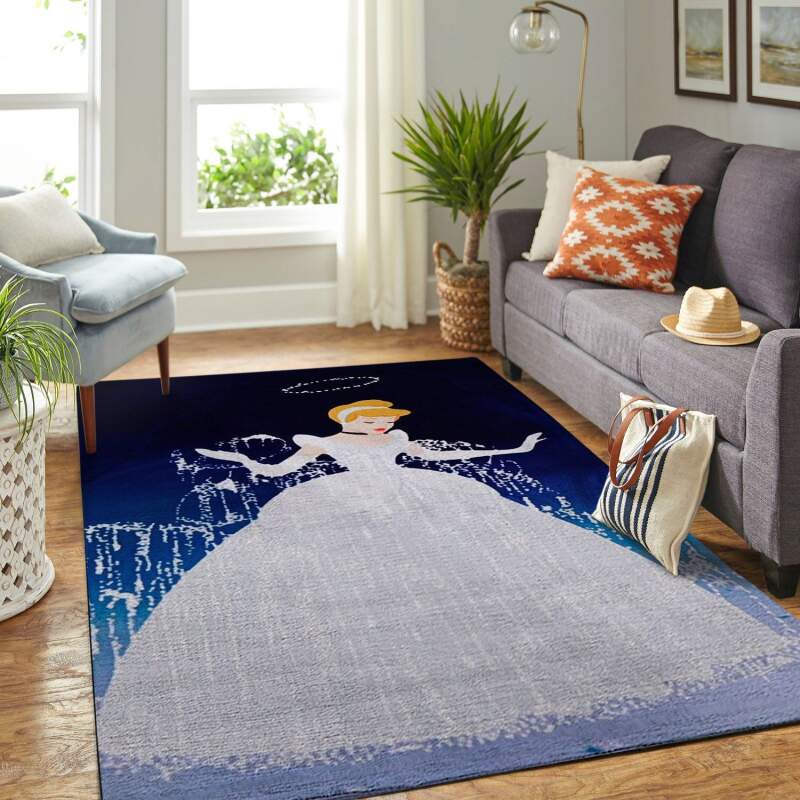 Amazon Cinderella In Beautiful Dress Living Room Area Rug