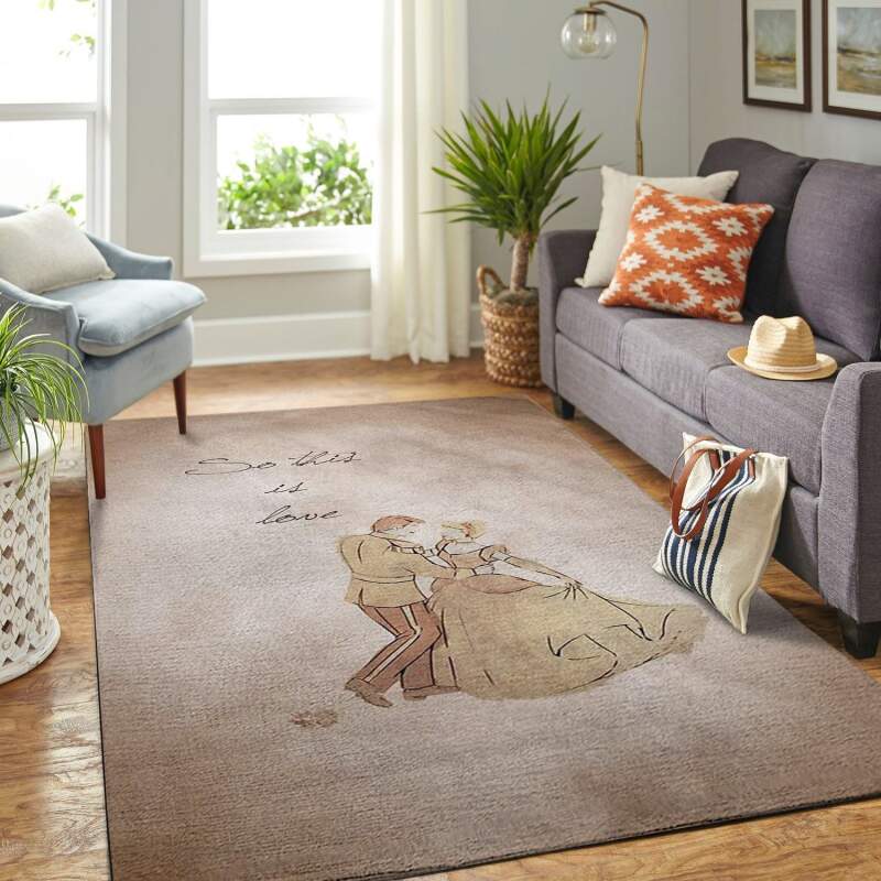 Amazon Cinderella & Prince Dancing Living Room Area Rug 4 Amazon Cinderella & Prince Dancing Living Room Area Rug