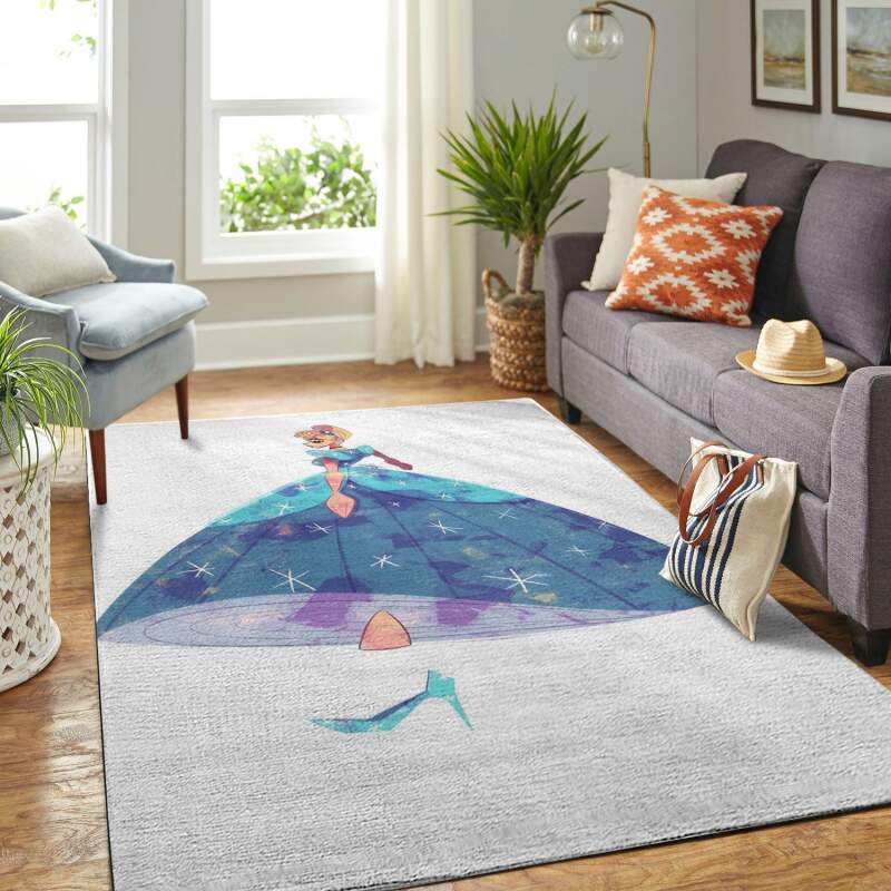 Amazon Cinderella Princess Living Room Area Rug