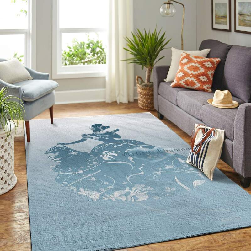 Amazon Cinderella Princess Living Room Area Rug