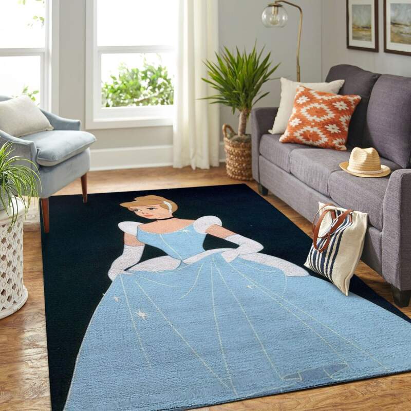 Amazon Cinderella Princess Living Room Area Rug
