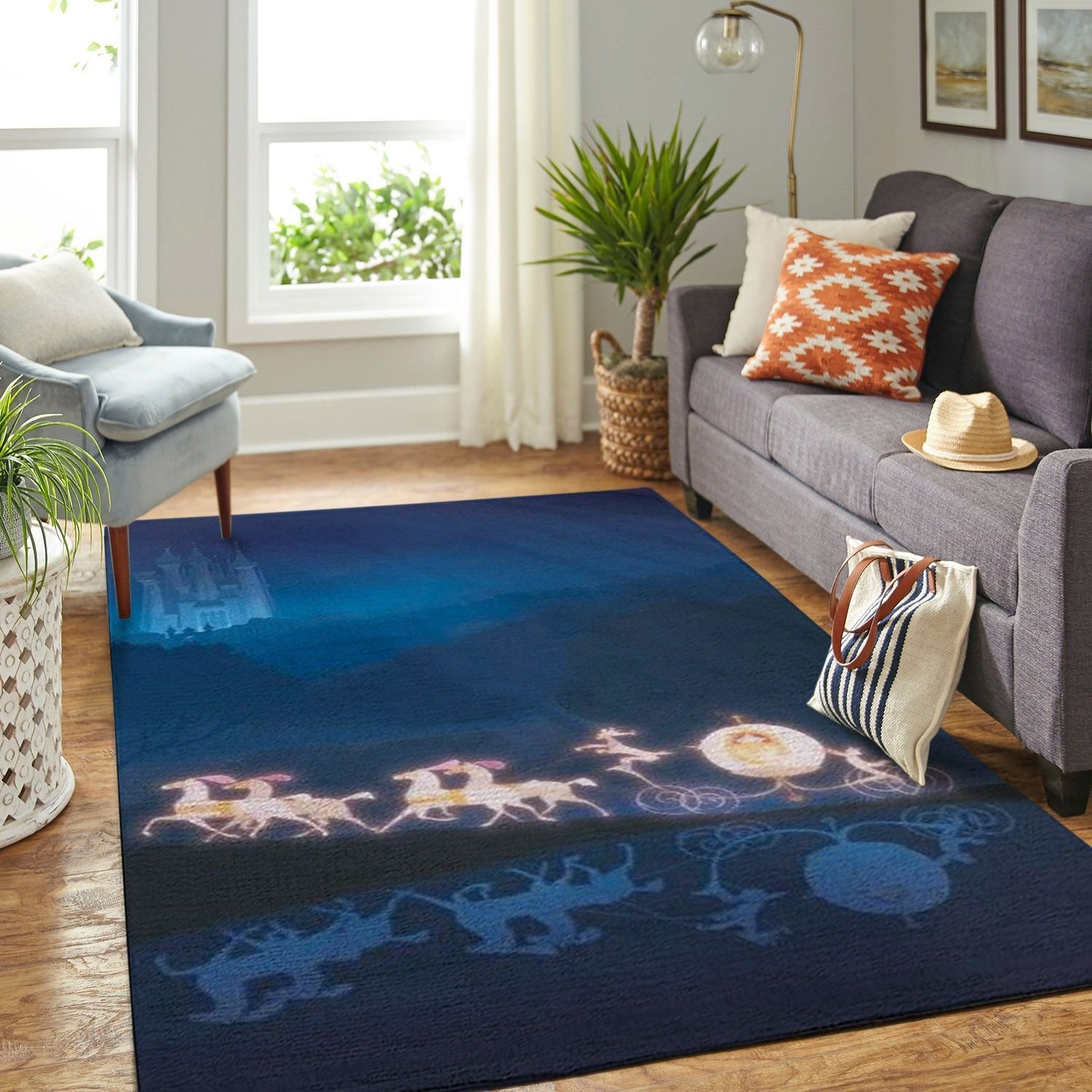 Amazon Cinderella Princess Living Room Area Rug