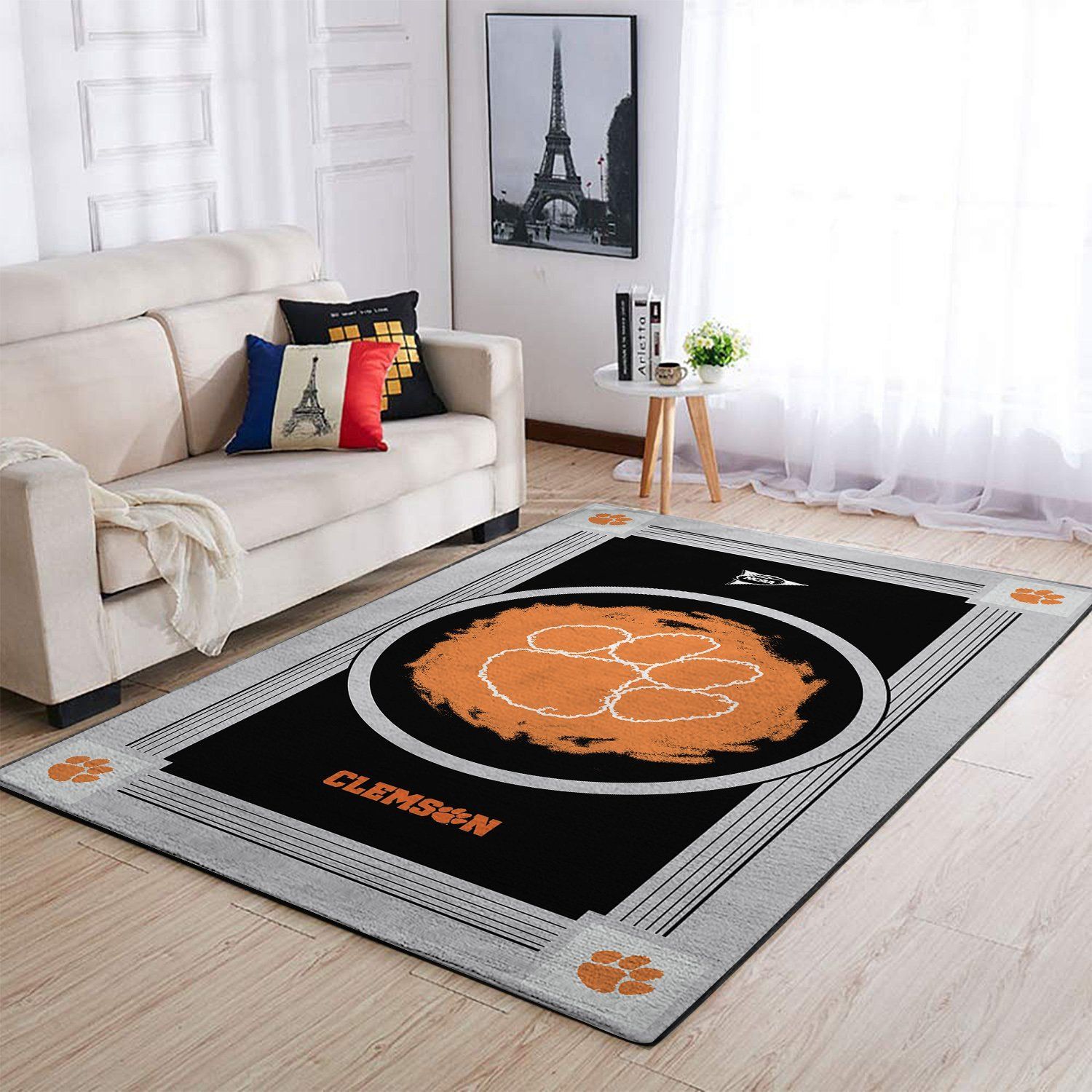 Amazon Clemson Tigers Living Room Area Rug