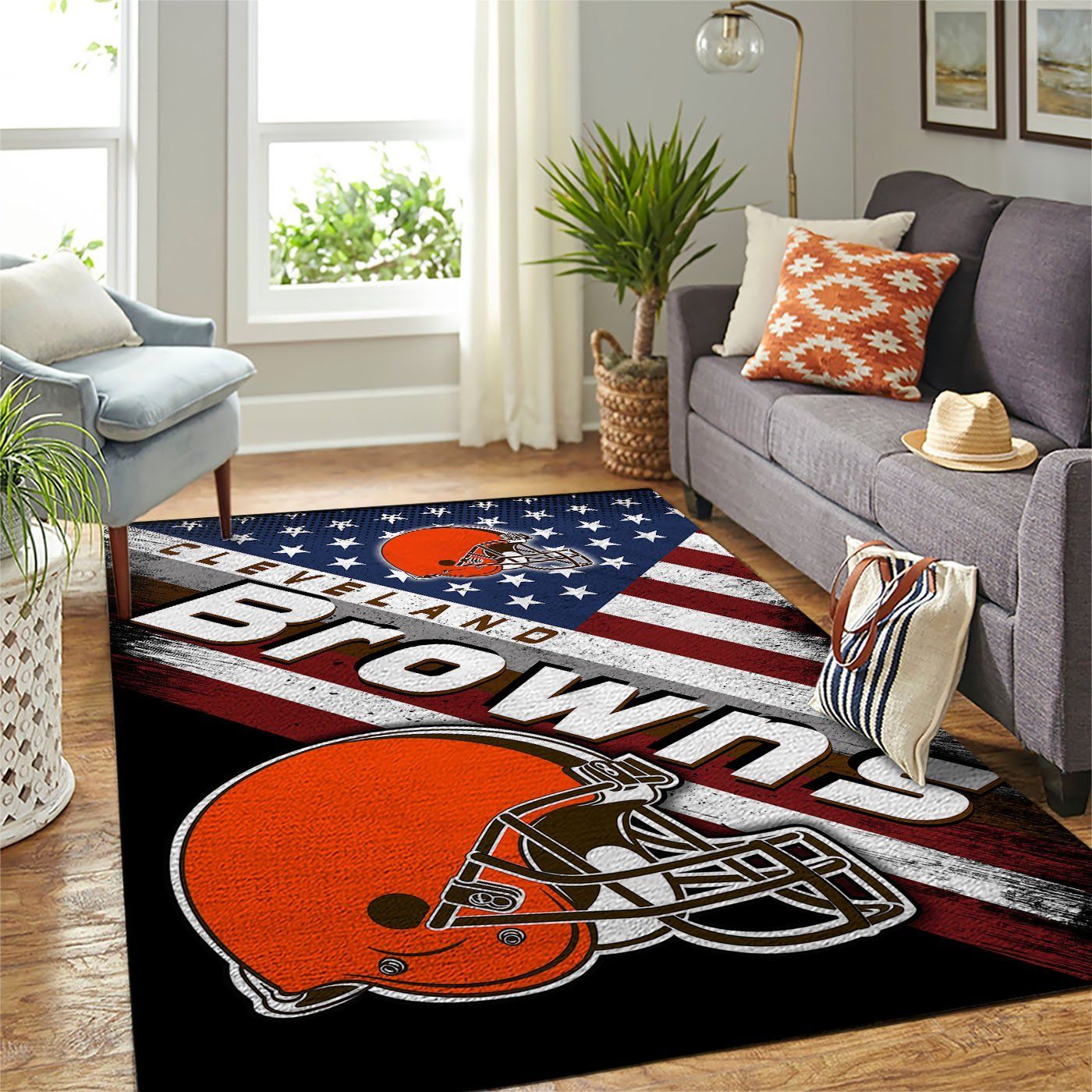 Amazon Cleveland Browns Living Room Area Rug