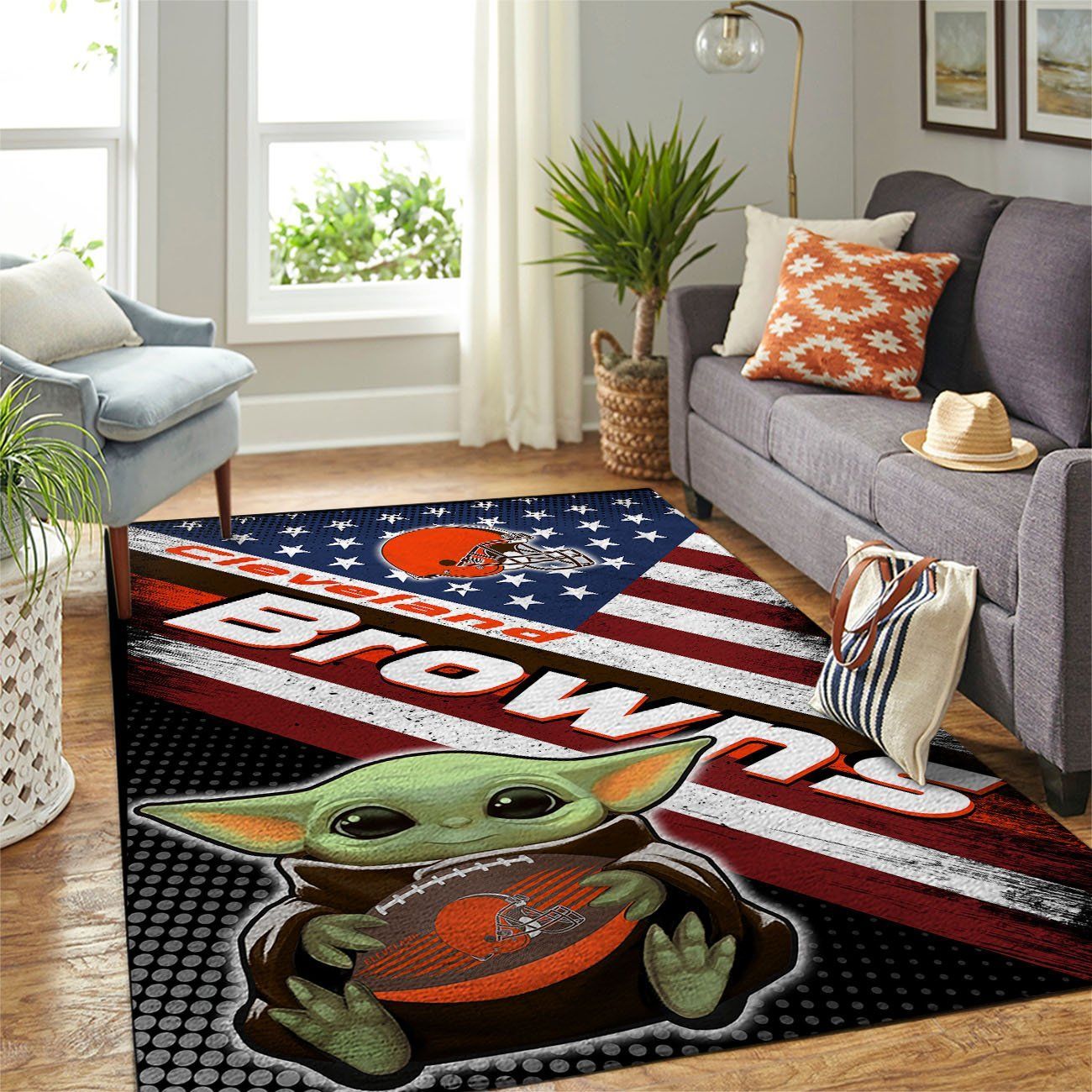 Amazon Cleveland Browns Living Room Area Rug