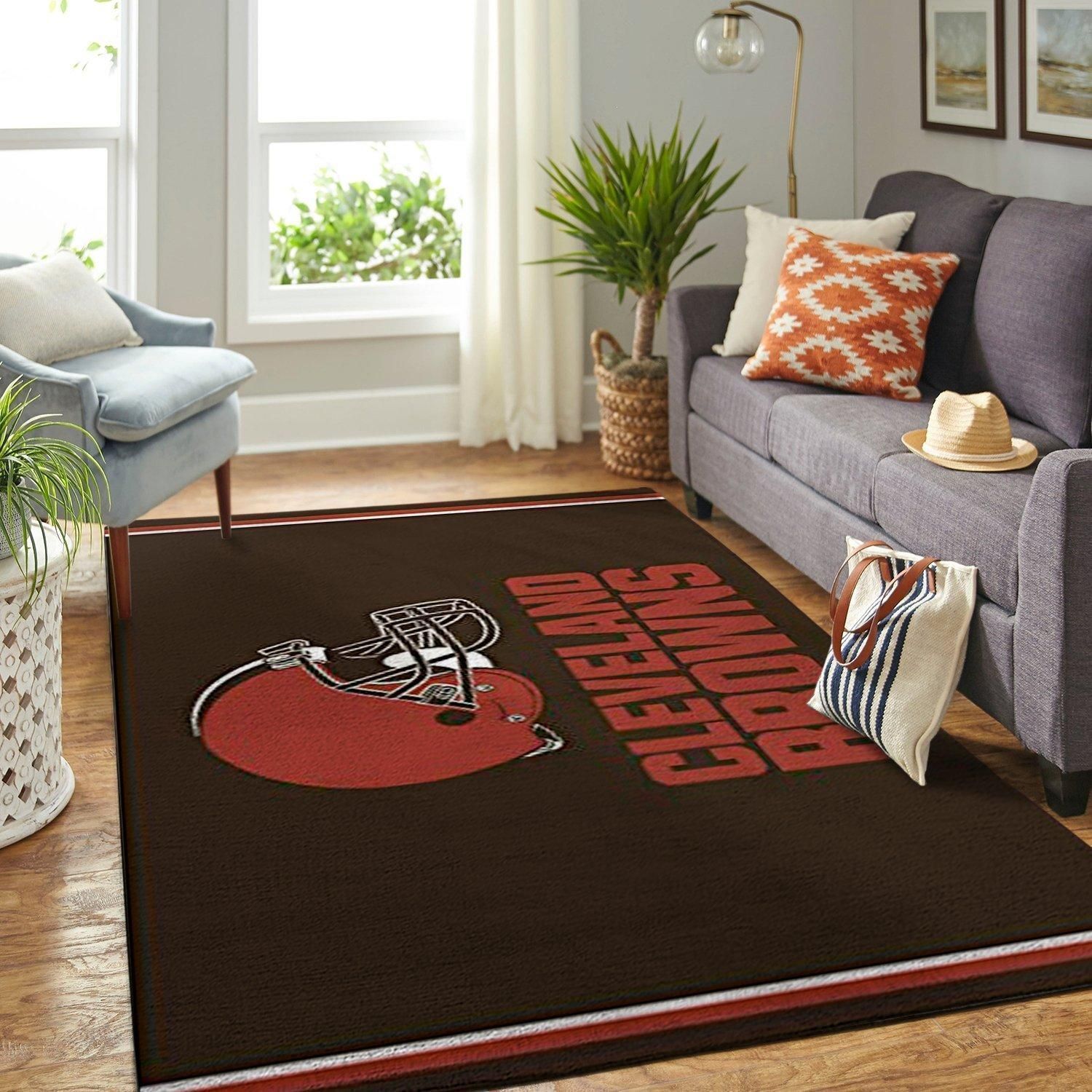 Amazon Cleveland Browns Living Room Area Rug