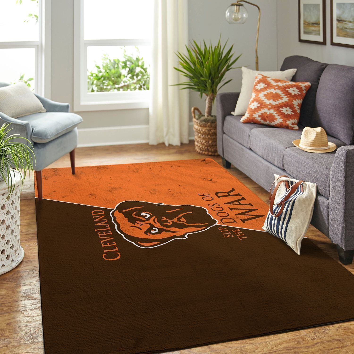 Amazon Cleveland Browns Living Room Area Rug