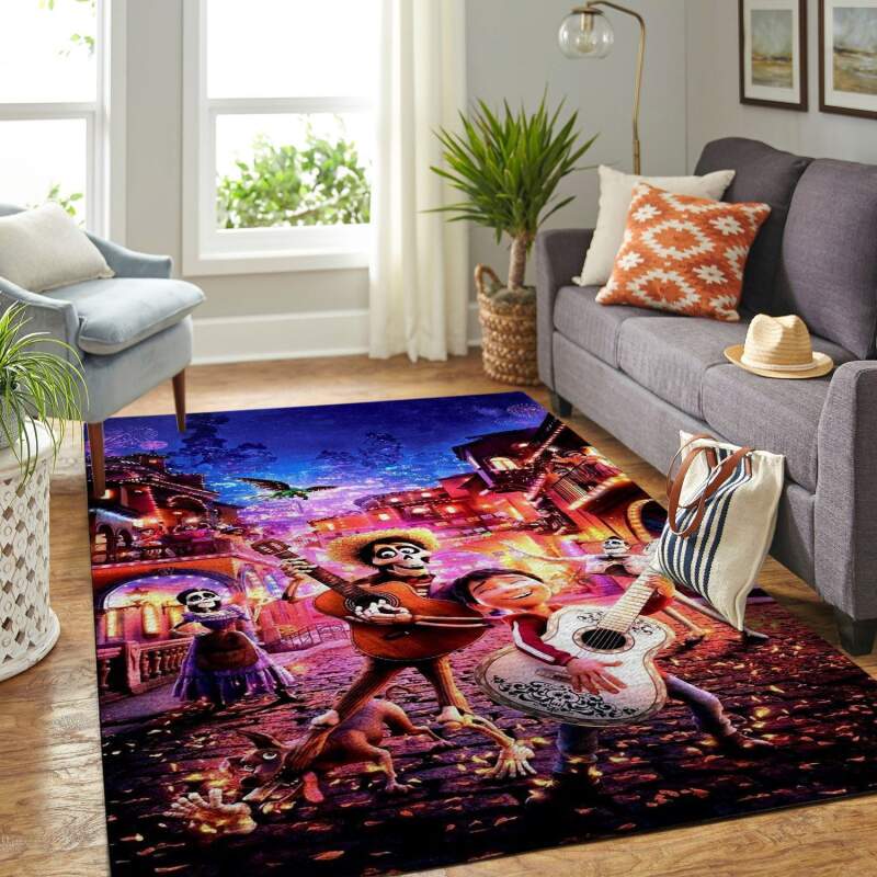 Amazon Coco Disney Movie Living Room Area Rug