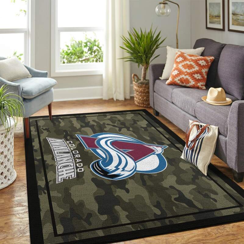 Amazon Colorado Avalanche Living Room Area Rug