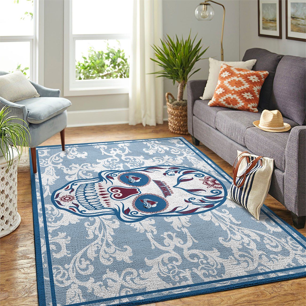 Amazon Colorado Avalanche Living Room Area Rug
