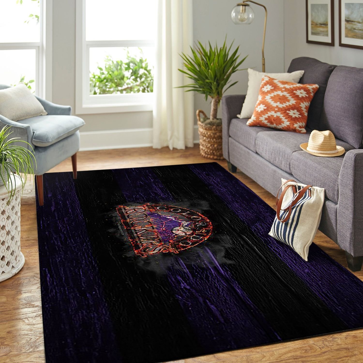 Amazon Colorado Rockies Living Room Area Rug