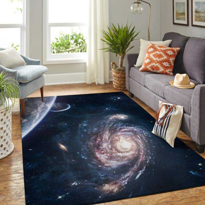 Amazon Colorful Galaxy Living Room Area Rug