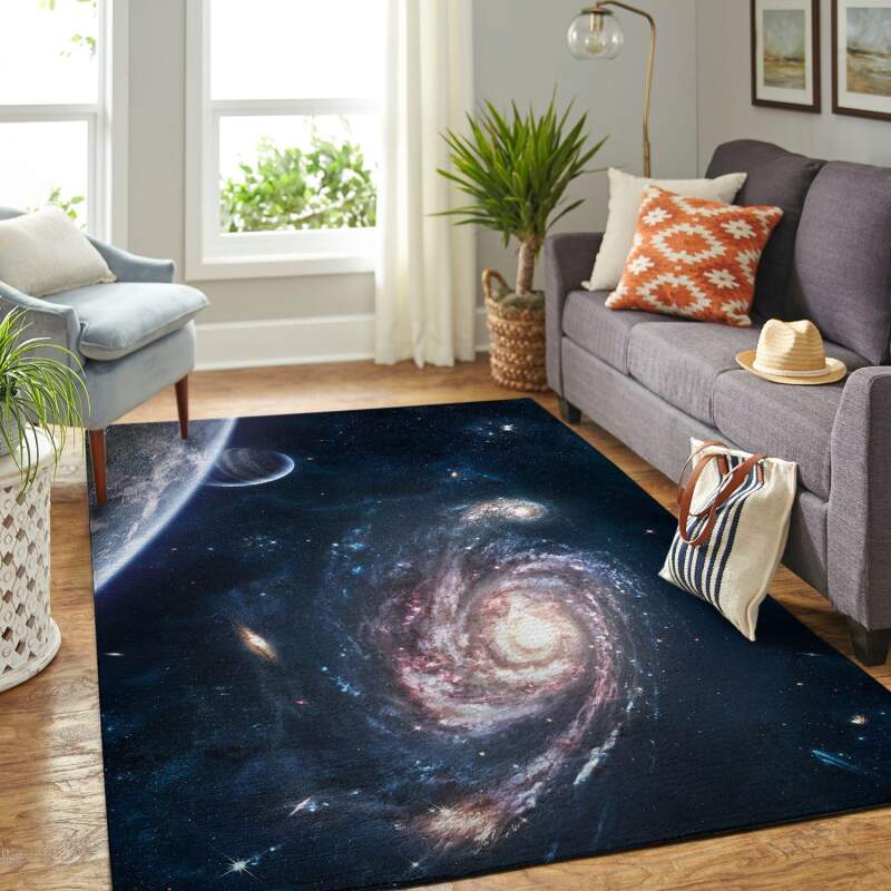 Amazon Colorful Galaxy Living Room Area Rug