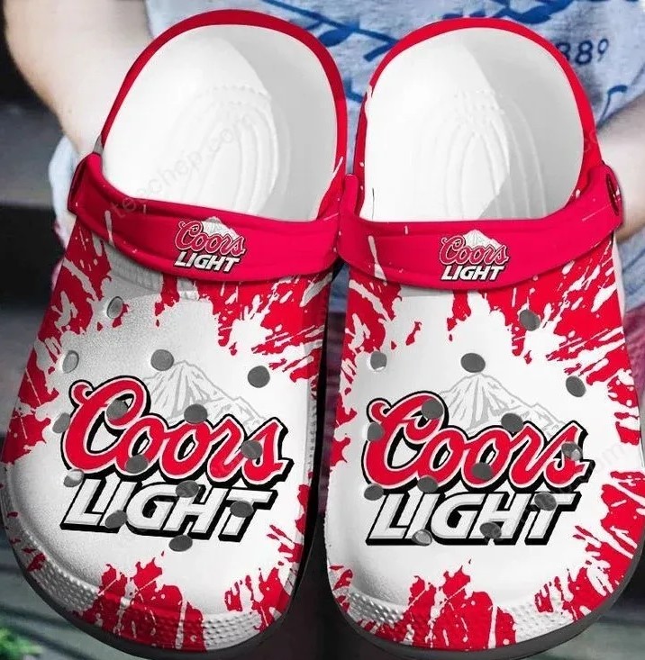 Amazon Coors Light Beer Crocs Clog Shoes 2 Amazon Coors Light Beer Crocs Clog Shoes