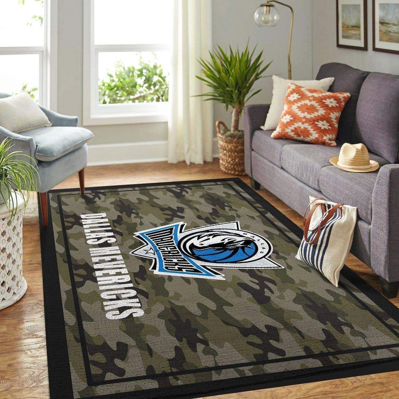 Amazon Dallas Mavericks Living Room Area Rug